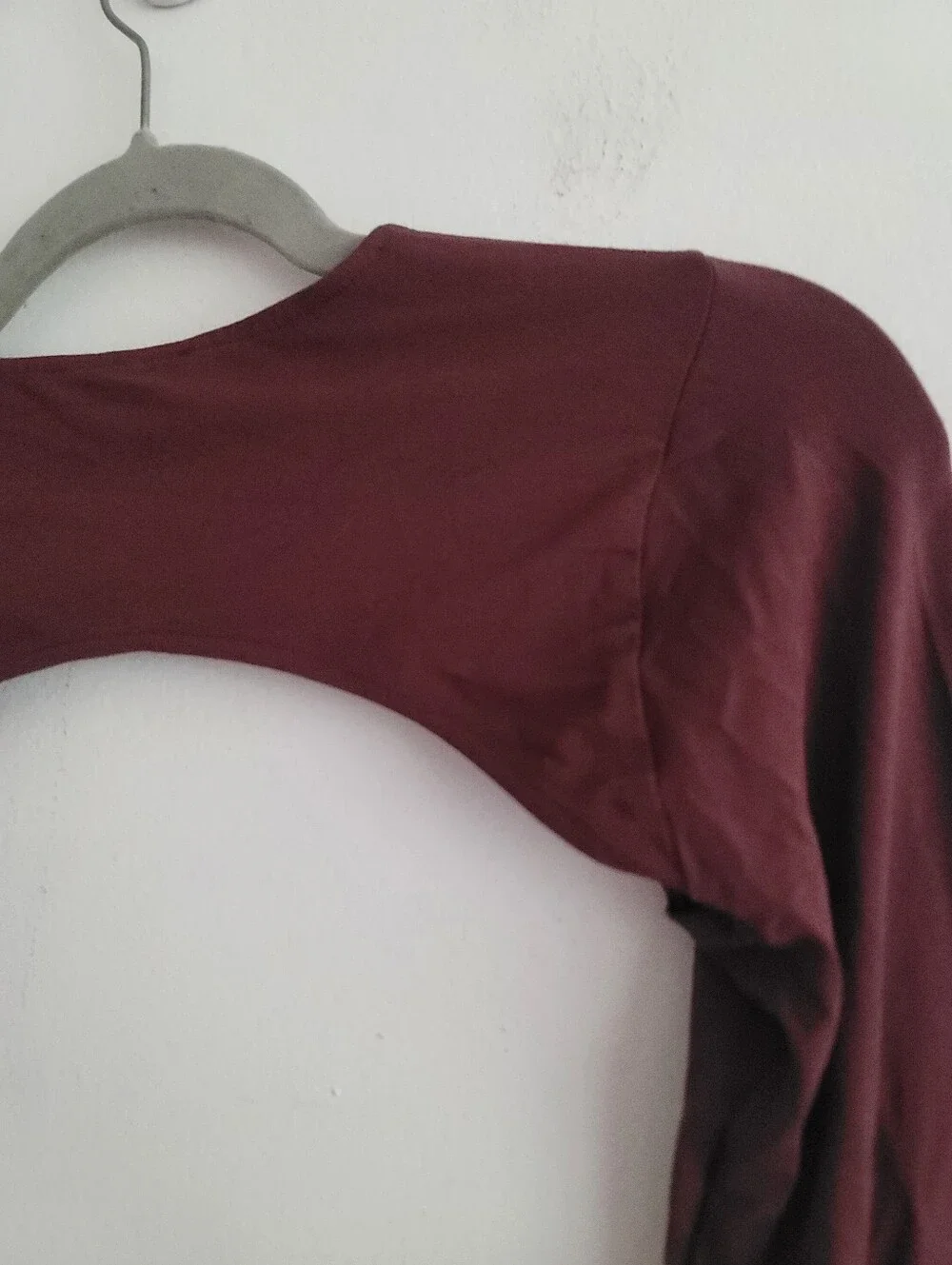 I.AM.GIA Chocolate Brown Shrug Shoulder Cover Y2K Rave Party Festival Jacket